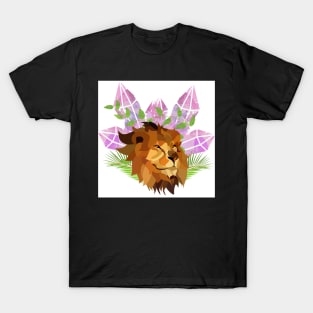 Magic Crystal Lion with Plants T-Shirt